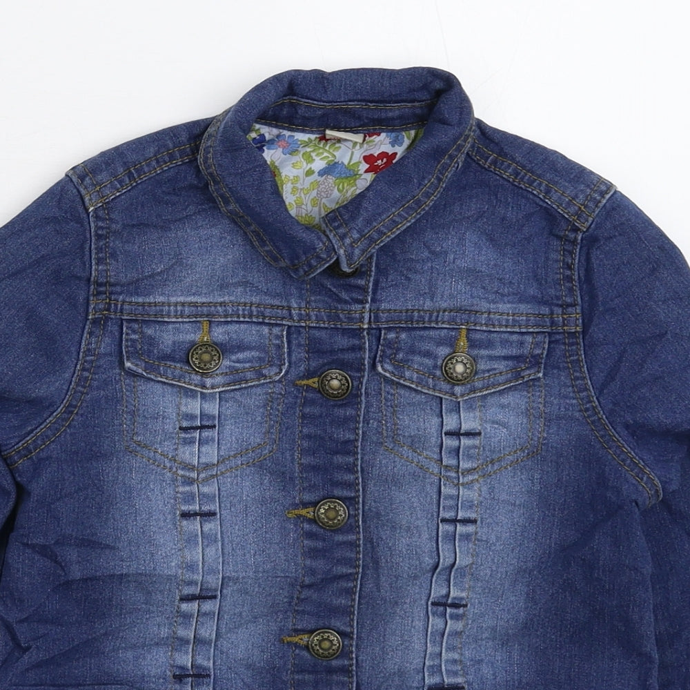 TU Girls Blue  Denim Jacket  Size 7-8 Years
