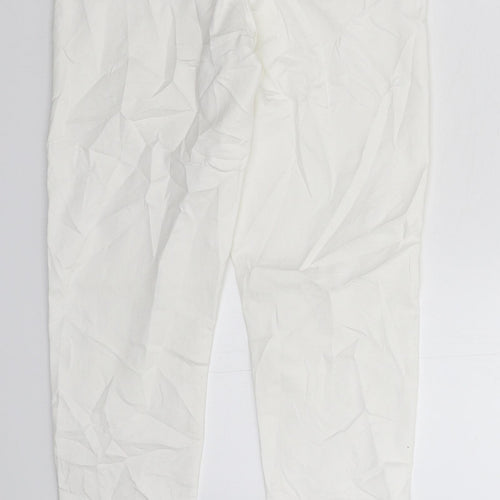 Dorothy Perkins Womens White  Denim Jegging Jeans Size 8 L30 in