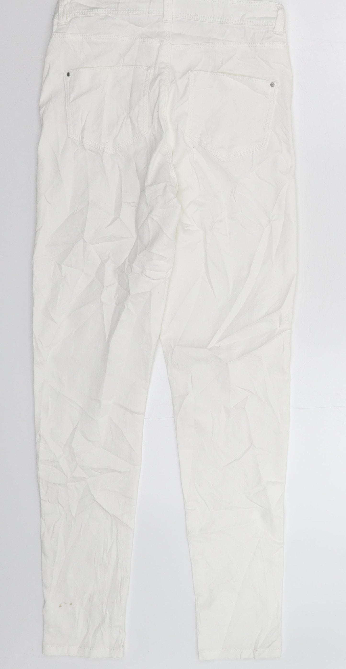 Dorothy Perkins Womens White  Denim Jegging Jeans Size 8 L30 in
