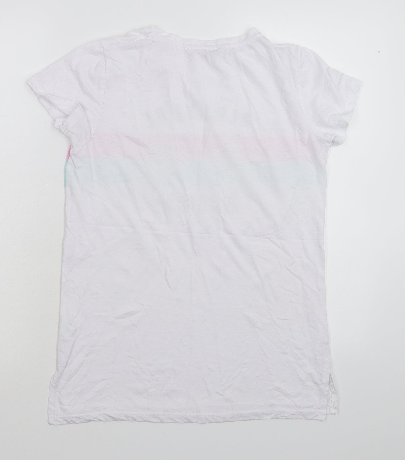 Primark Girls White   Basic T-Shirt Size 14-15 Years