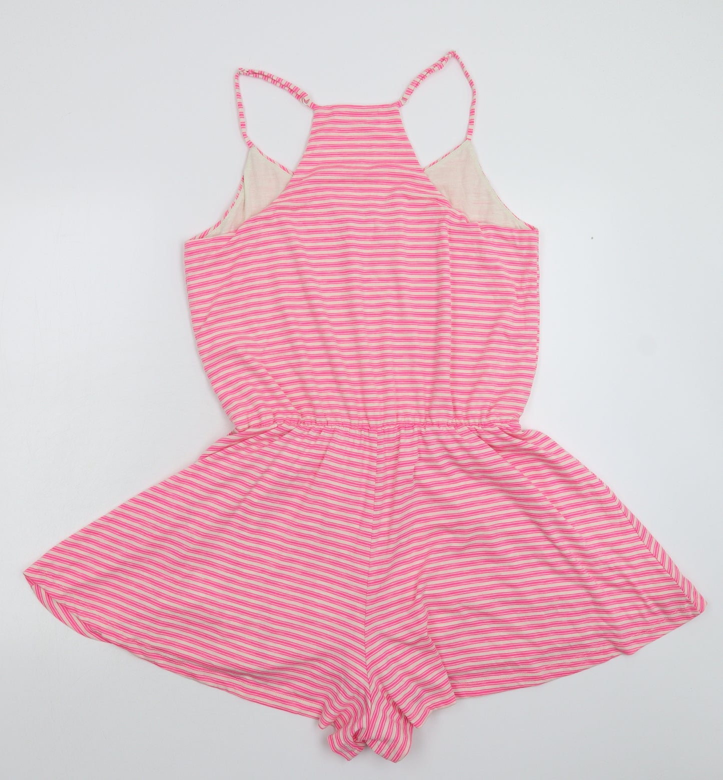 Gap Womens Pink Striped  Jumpsuit One-Piece Size L L3 in