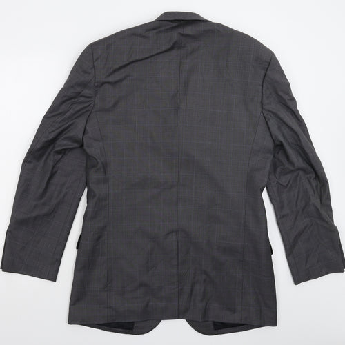 NEXT Mens Grey Check  Jacket Suit Jacket Size 38
