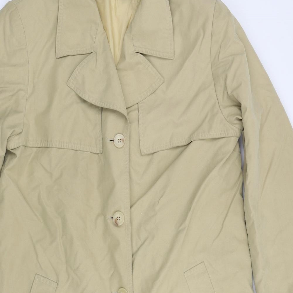 Havren Womens Beige   Overcoat Coat Size 14