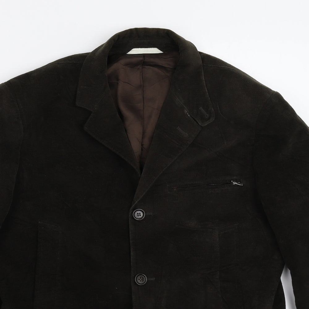 Vila Romana Mens Grey  Corduroy Jacket Blazer Size 36
