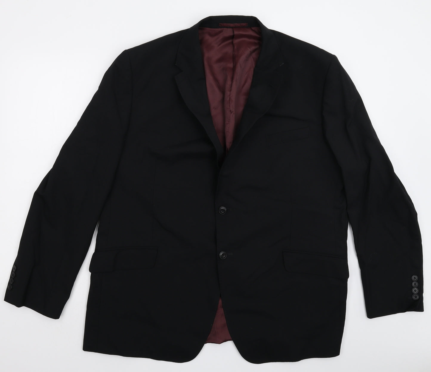 Marks and Spencer Mens Black   Jacket Suit Jacket Size 48