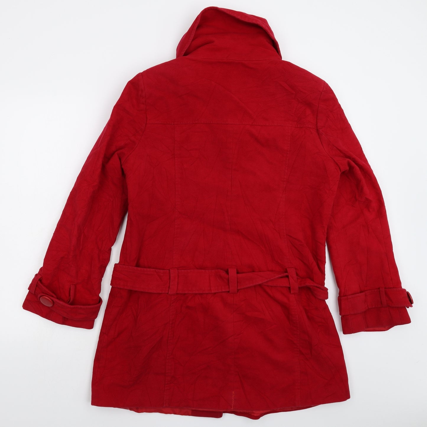 Red Herring Womens Red   Pea Coat Coat Size 16