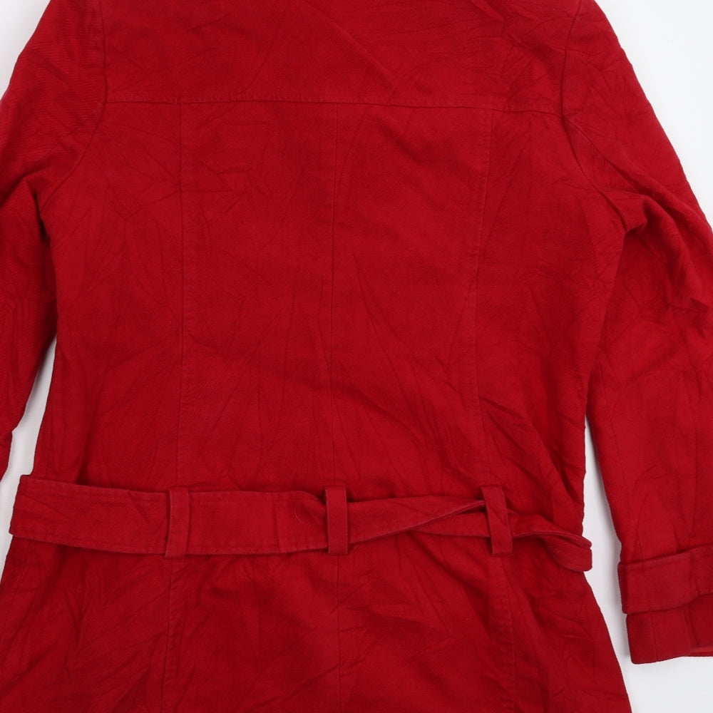 Red Herring Womens Red   Pea Coat Coat Size 16