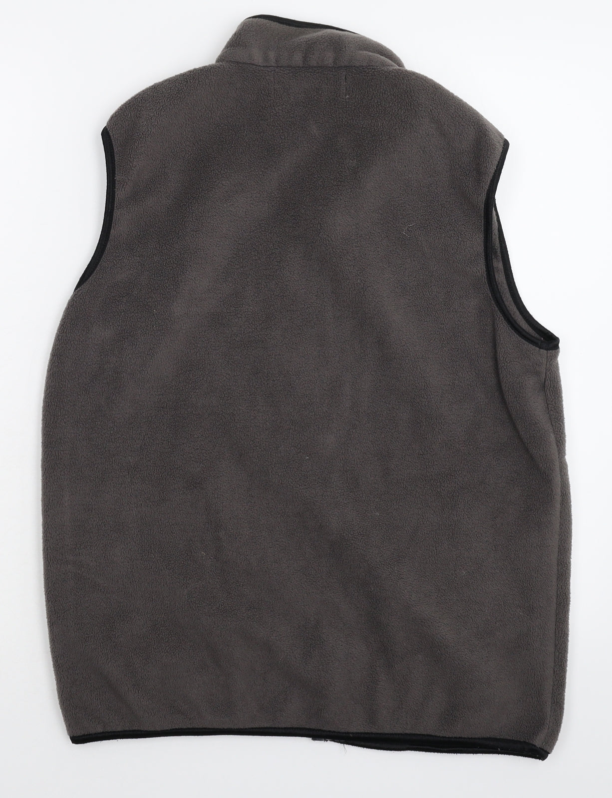 Anna Morelle Womens Grey  Fleece Gilet Jacket Size 16