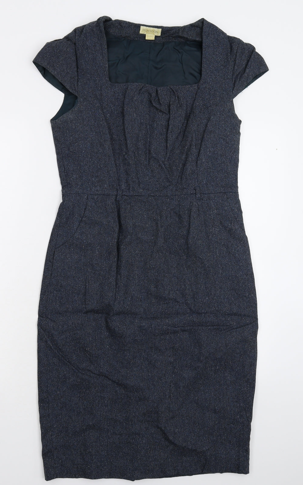 Monsoon Womens Blue   Bodycon  Size 12