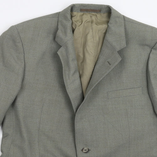 St Michael Mens Grey   Jacket Suit Jacket Size 40