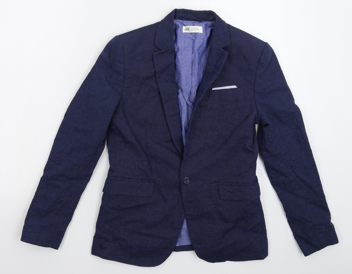 H&M Boys Blue   Jacket Blazer Size 12-13 Years