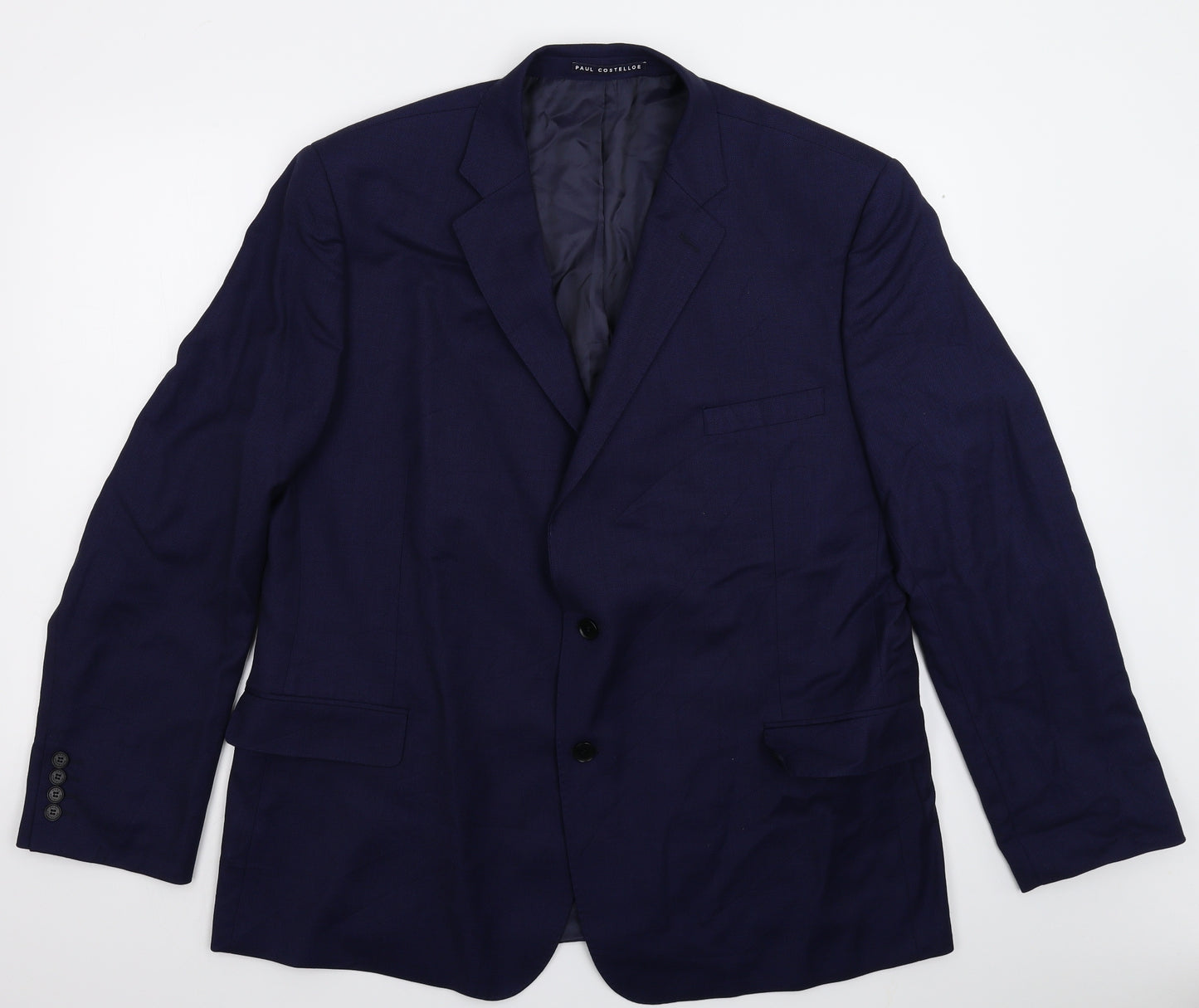 Paul Costelloe Mens Blue   Jacket Suit Jacket Size 50