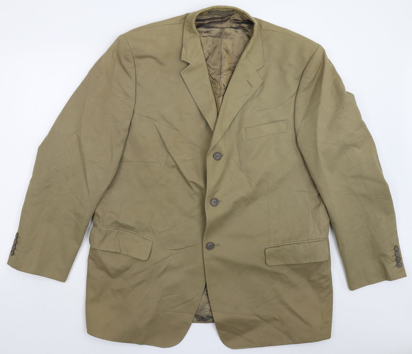 Marks and Spencer Mens Beige   Jacket Suit Jacket Size 46
