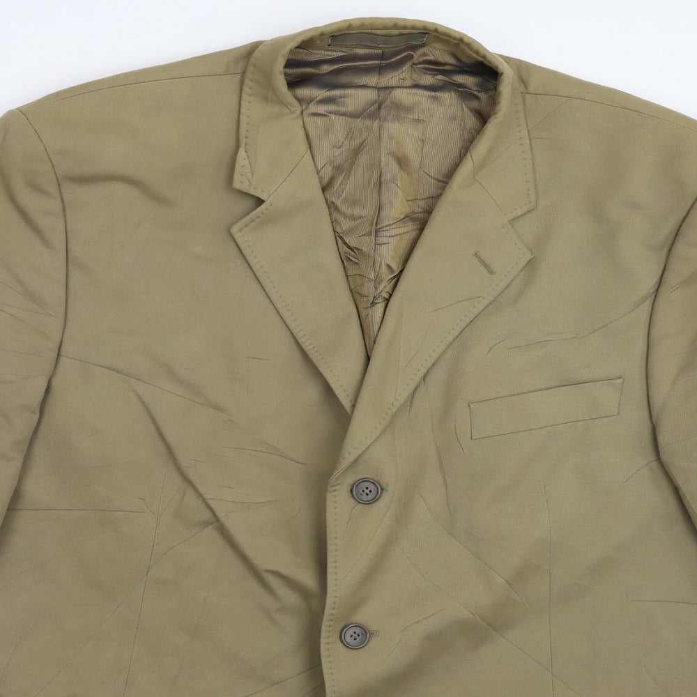 Marks and Spencer Mens Beige   Jacket Suit Jacket Size 46