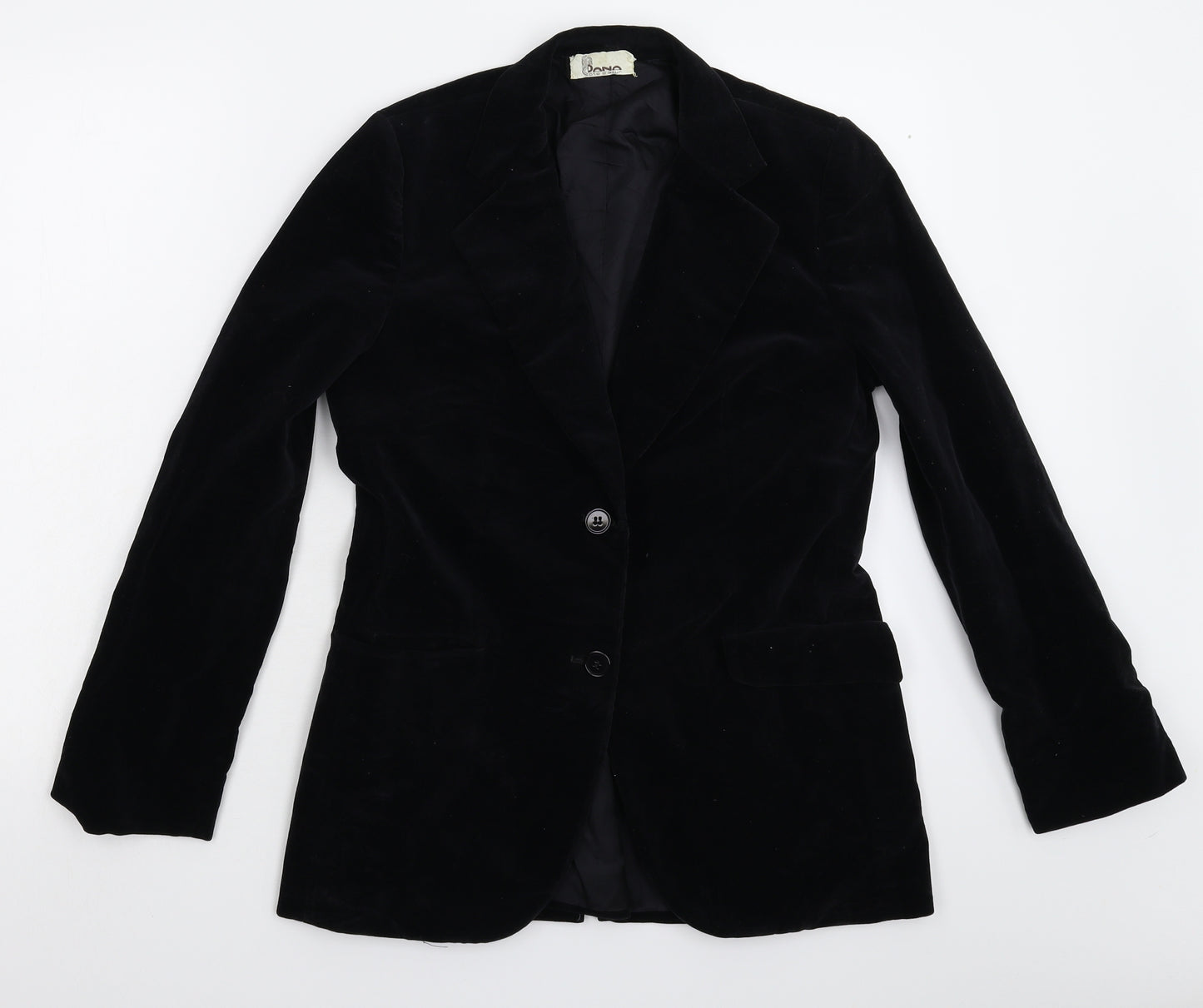 Cote d'Azur Womens Black   Jacket Suit Jacket Size M