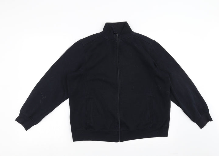 BM Womens Blue Full Zip Hoodie Size M