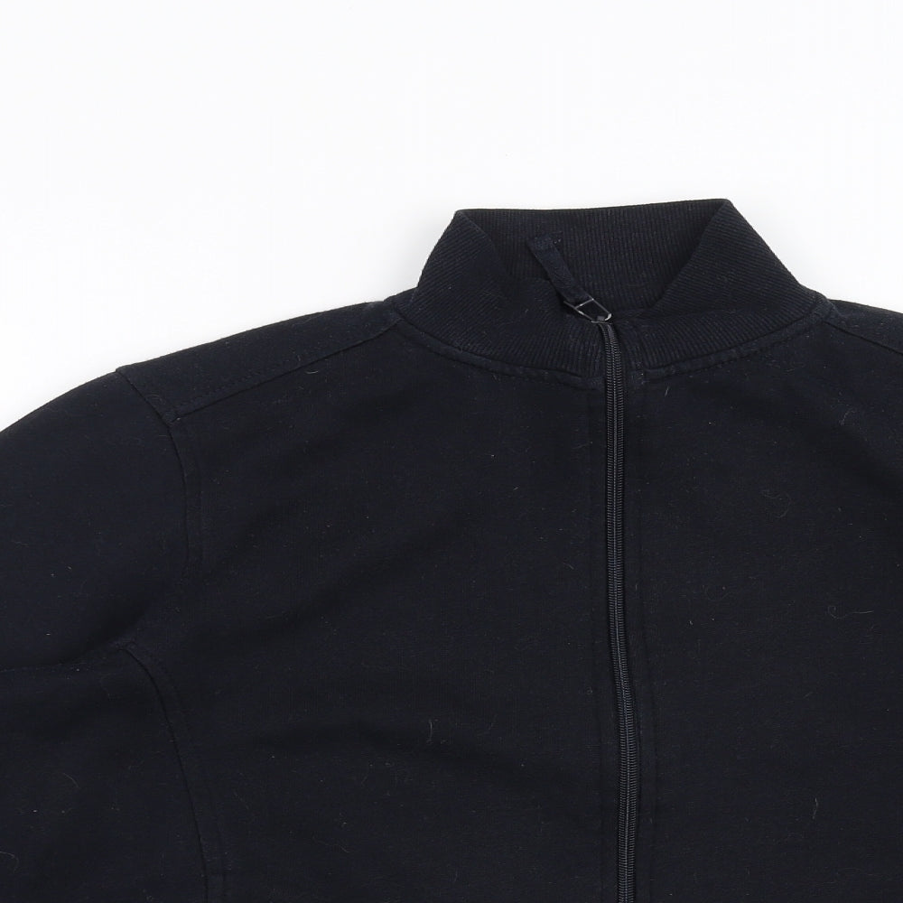 BM Womens Blue   Full Zip Hoodie Size M