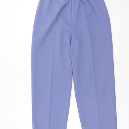 Preworn Womens Purple Striped  Trousers  Size 26 in L25 in