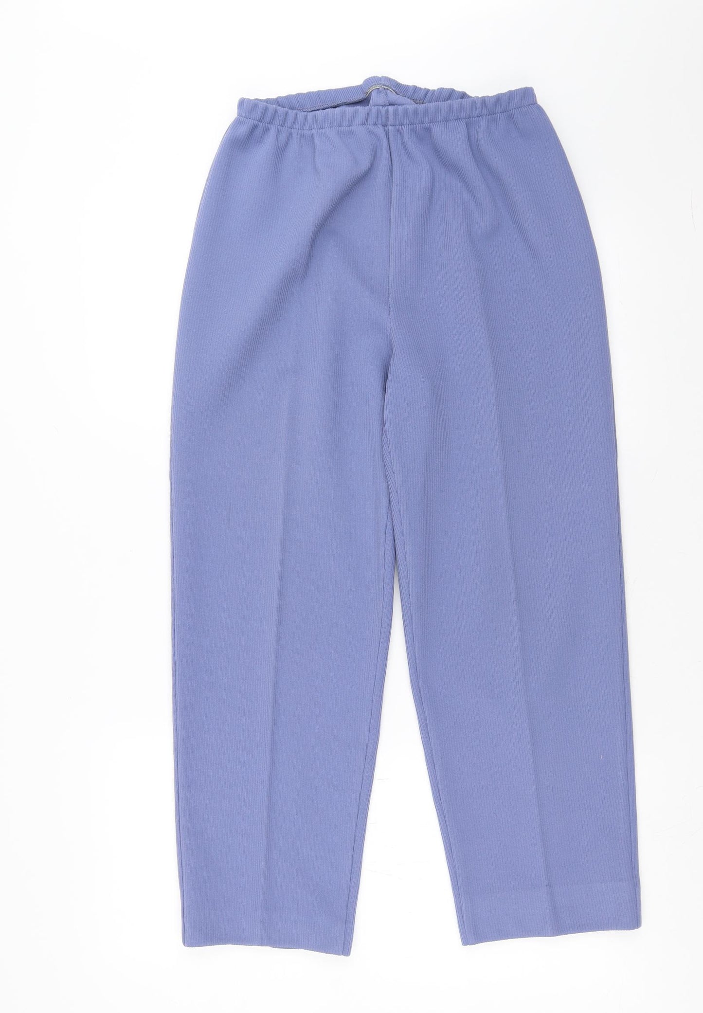 Preworn Womens Purple Striped  Trousers  Size 26 in L25 in