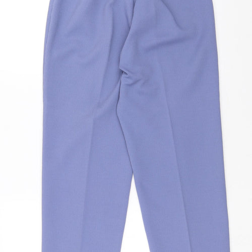 Preworn Womens Purple Striped  Trousers  Size 26 in L25 in
