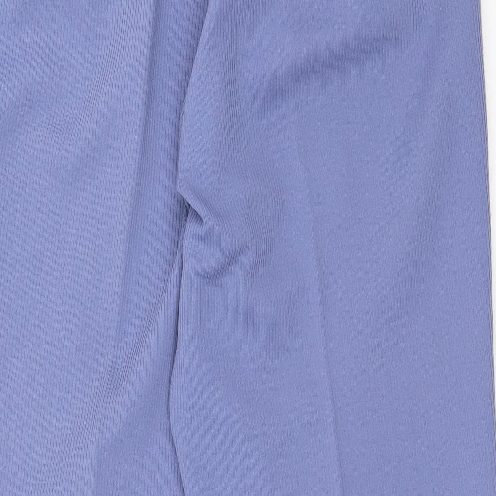 Preworn Womens Purple Striped  Trousers  Size 26 in L25 in