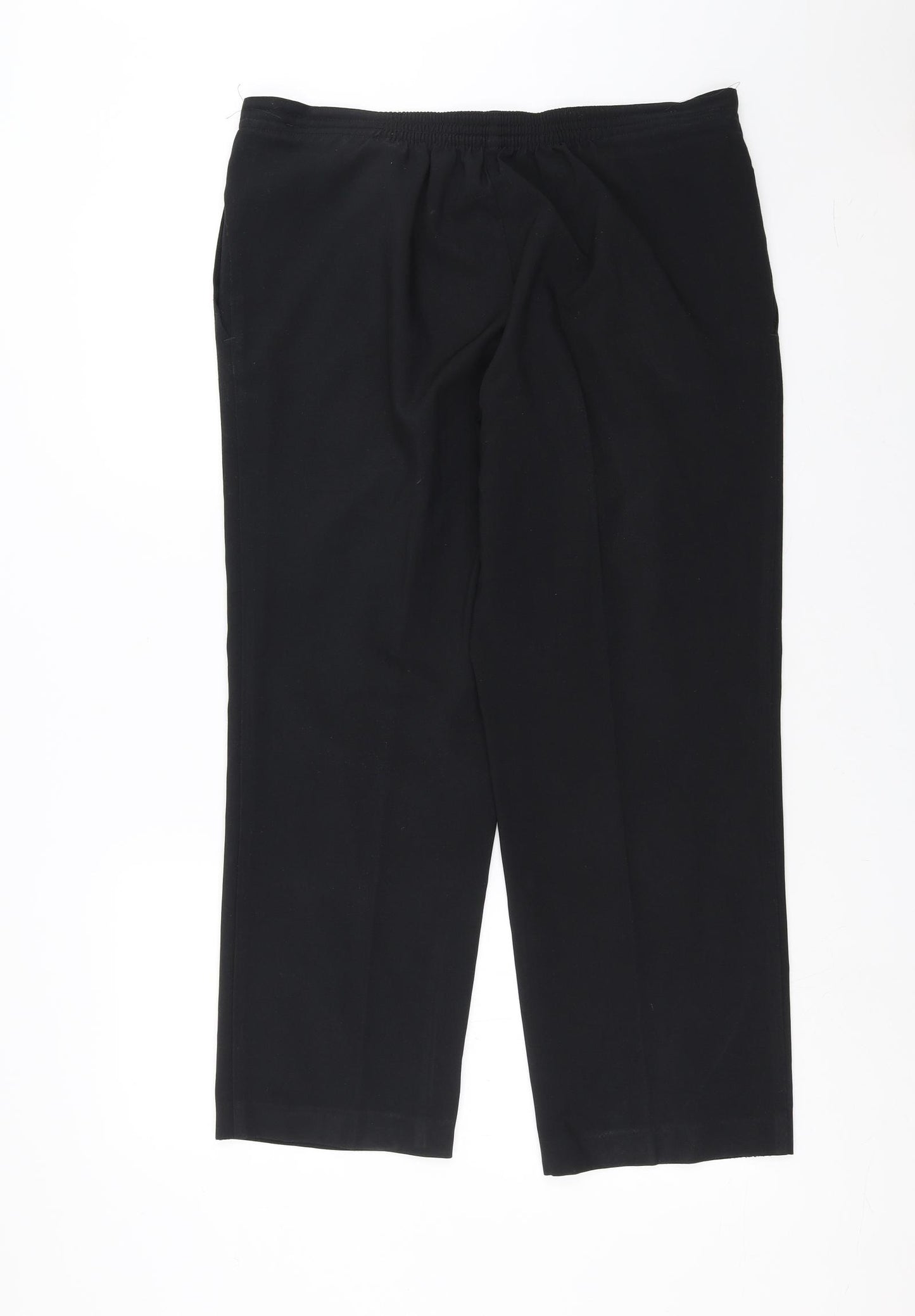 Marks and Spencer Womens Black   Trousers  Size 14 L26 in