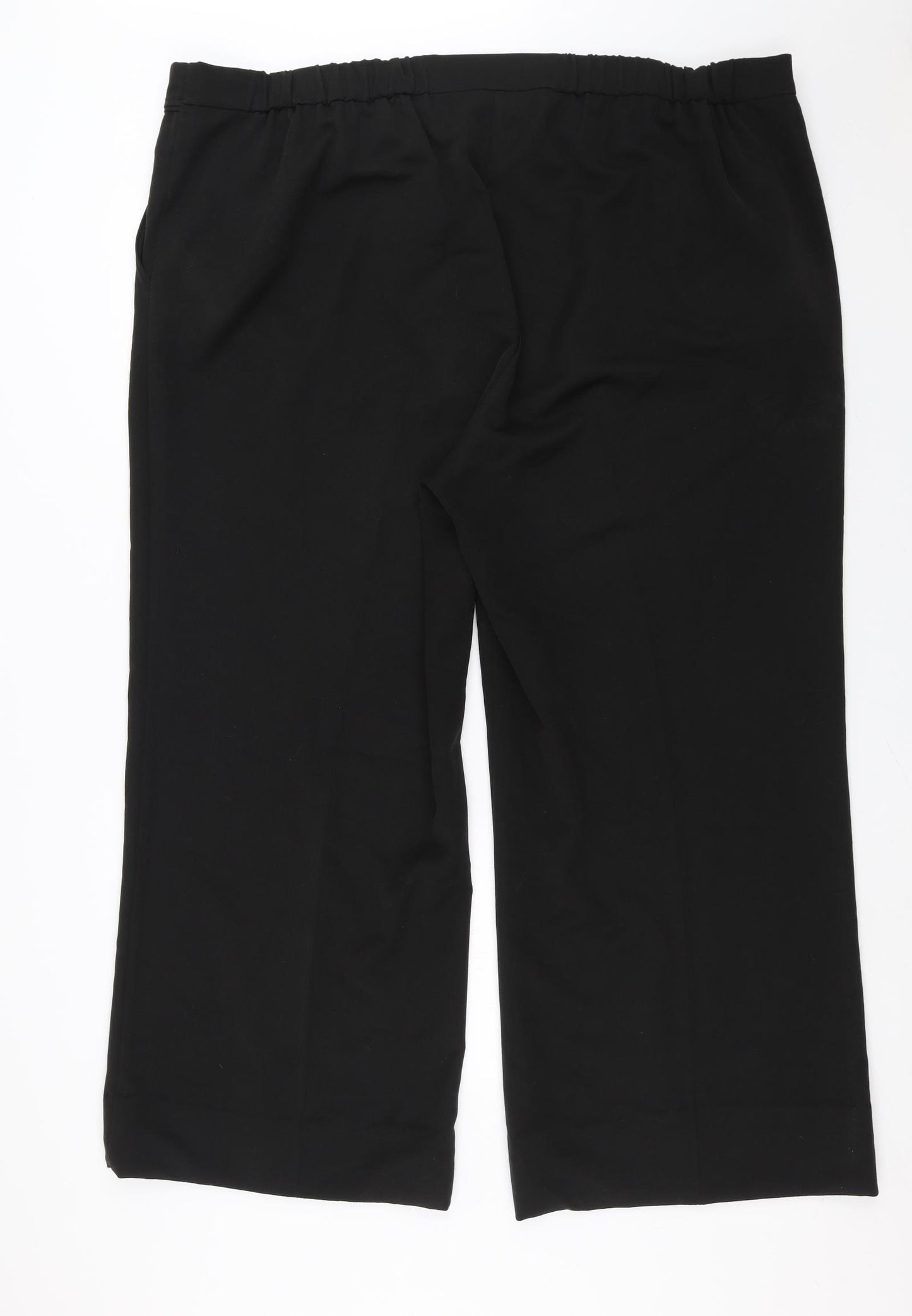Evans Womens Black   Trousers  Size 28 L28 in