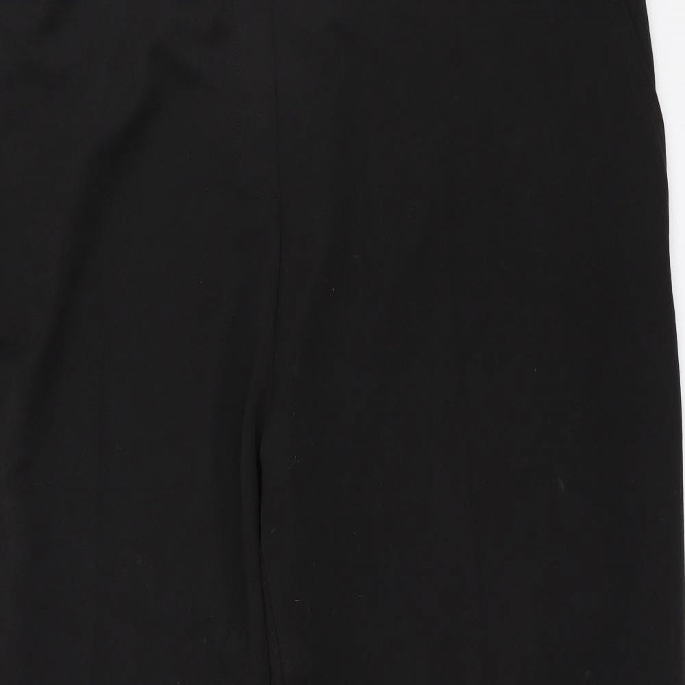 Evans Womens Black   Trousers  Size 28 L28 in
