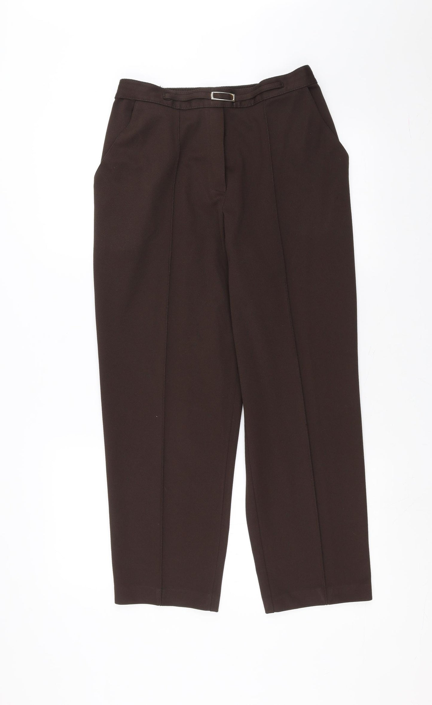 Marks and Spencer Womens Brown   Trousers  Size 16 L25 in