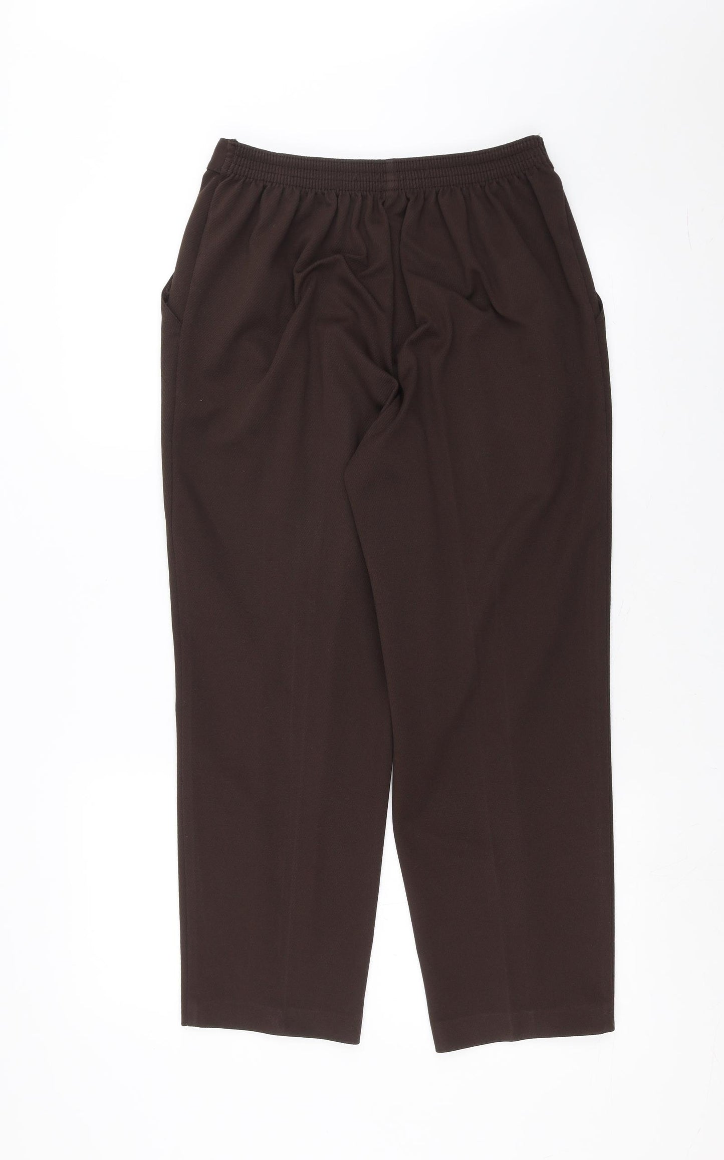 Marks and Spencer Womens Brown   Trousers  Size 16 L25 in