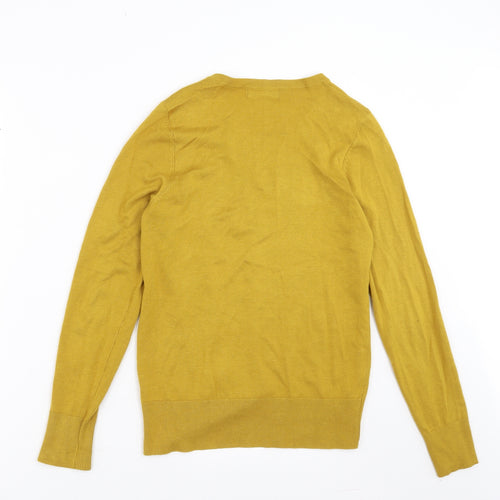 F&F Womens Yellow   Cardigan Jumper Size 10