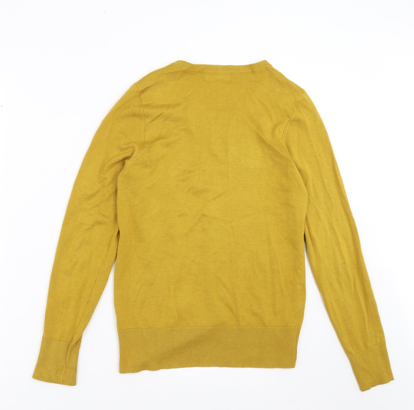 F&F Womens Yellow   Cardigan Jumper Size 10