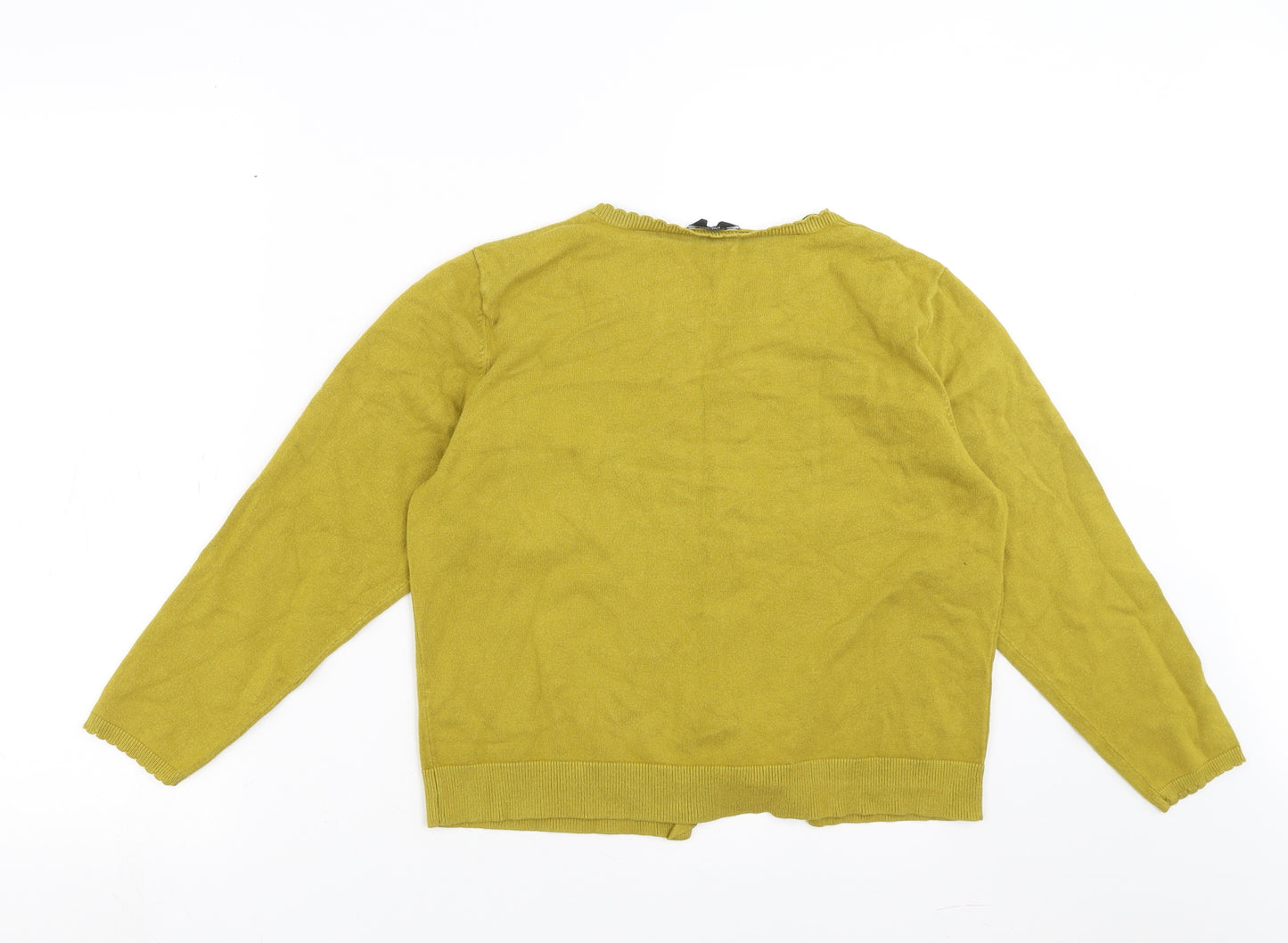 M&Co Womens Green   Cardigan Jumper Size 18