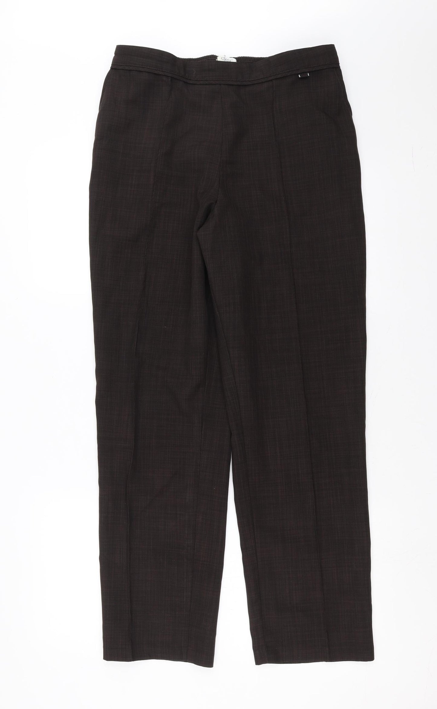 Marks and Spencer Womens Brown   Trousers  Size 14 L29 in