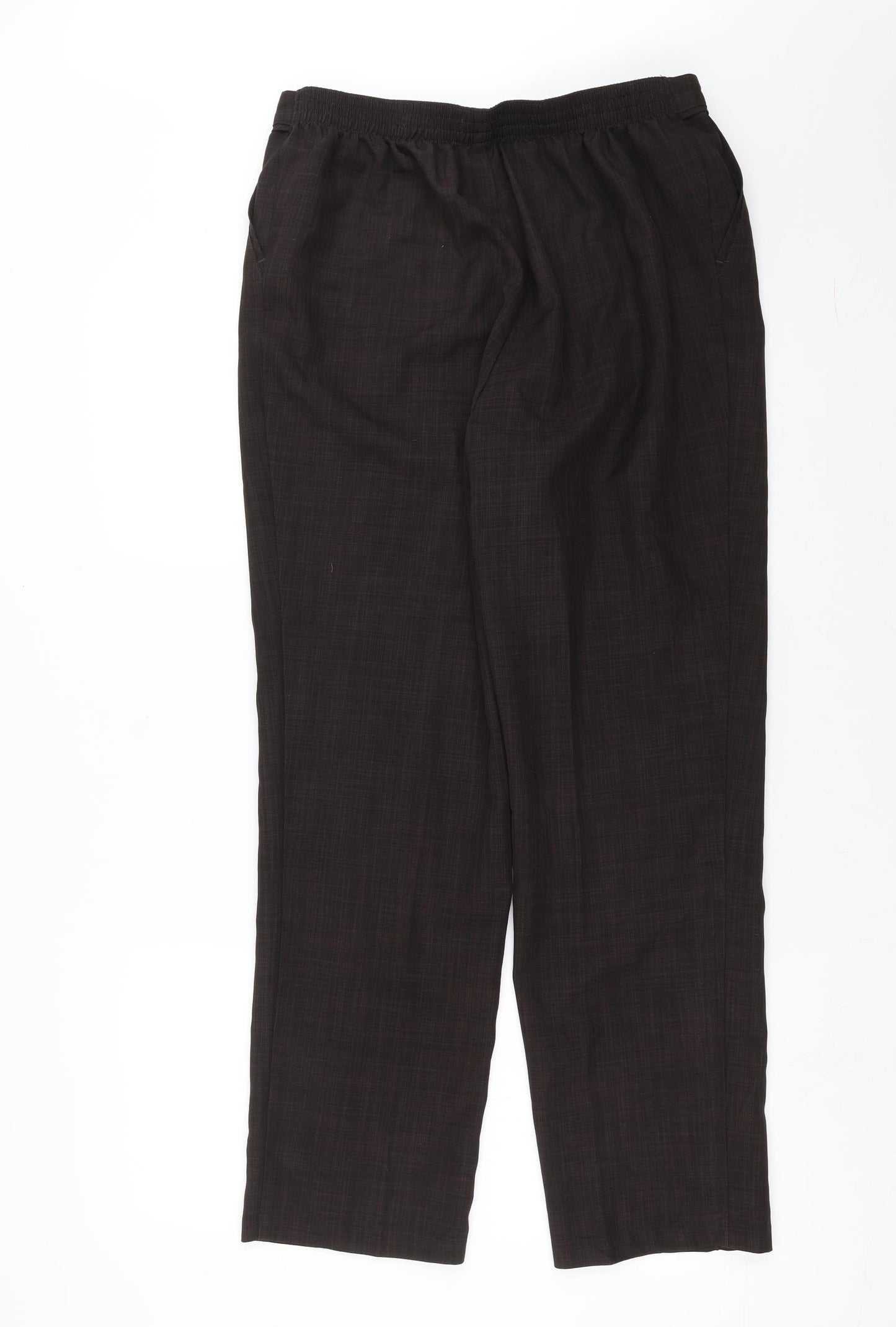 Marks and Spencer Womens Brown   Trousers  Size 14 L29 in