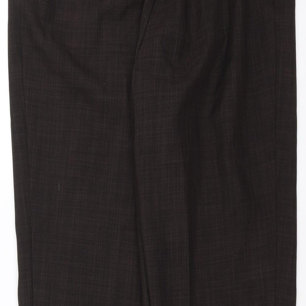Marks and Spencer Womens Brown   Trousers  Size 14 L29 in