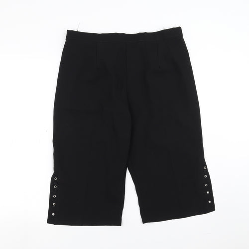Preworn Womens Black   Cropped Trousers Size 2XL  - 17 in inside leg