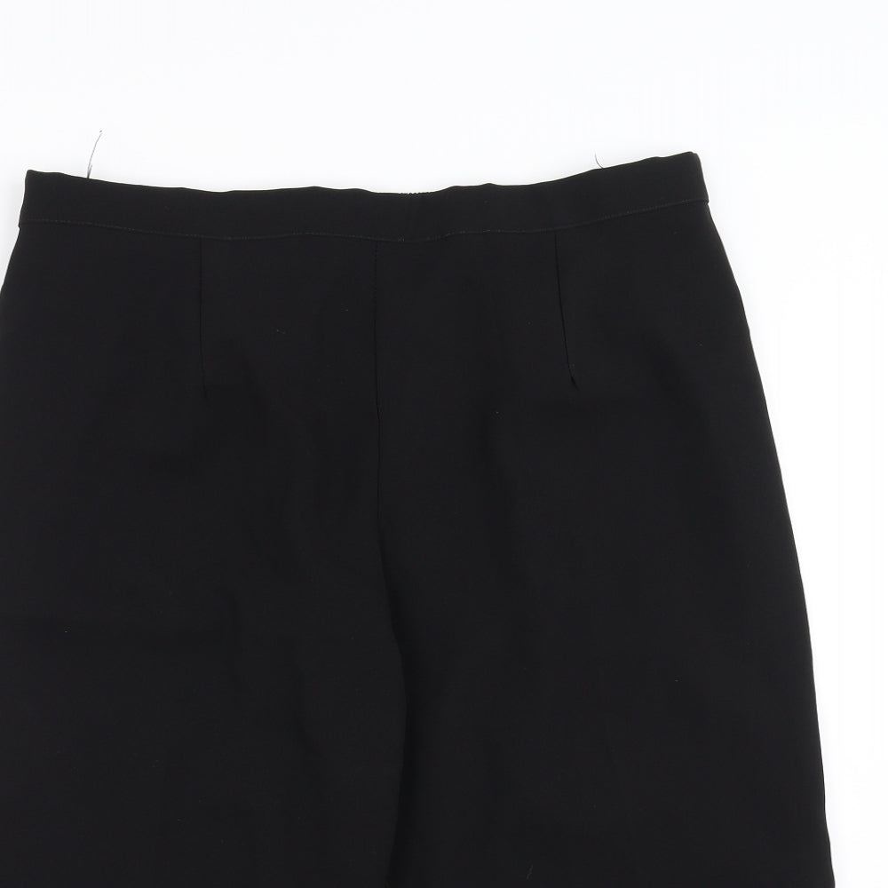 Preworn Womens Black   Cropped Trousers Size 2XL  - 17 in inside leg