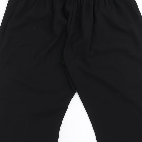 Preworn Womens Black   Cropped Trousers Size 2XL  - 17 in inside leg