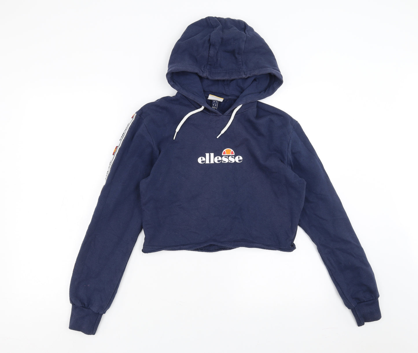 ellesse Womens Blue   Pullover Hoodie Size 8  - cropped