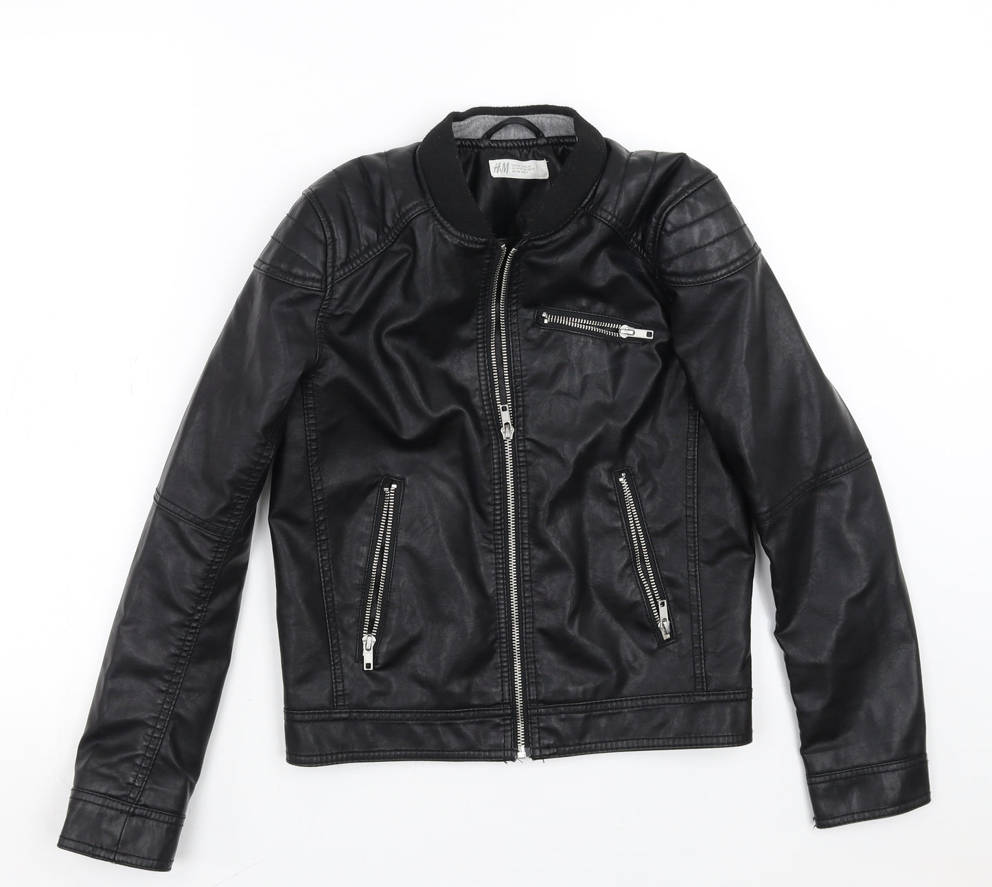 H&M Girls Black   Jacket  Size 10-11 Years