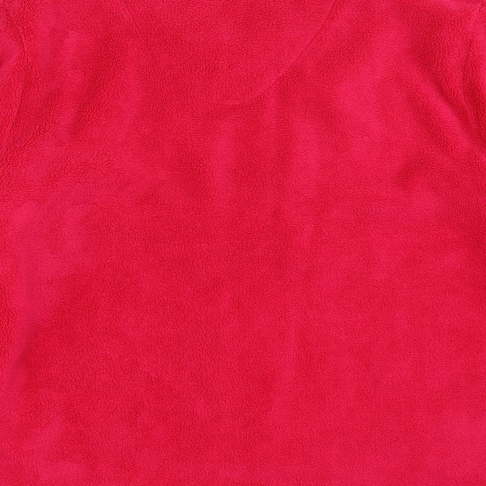 Cote de moi Womens Pink Solid Fleece Top Pyjama Top Size 16  - make my wish come true