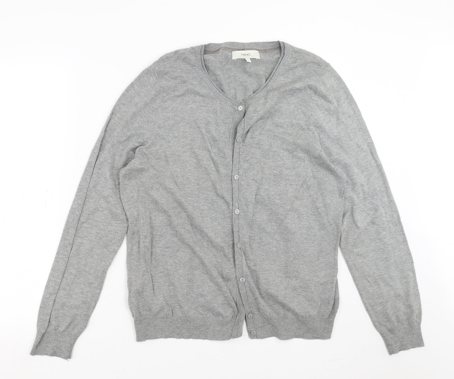 NEXT Womens Grey   Cardigan Jumper Size 16