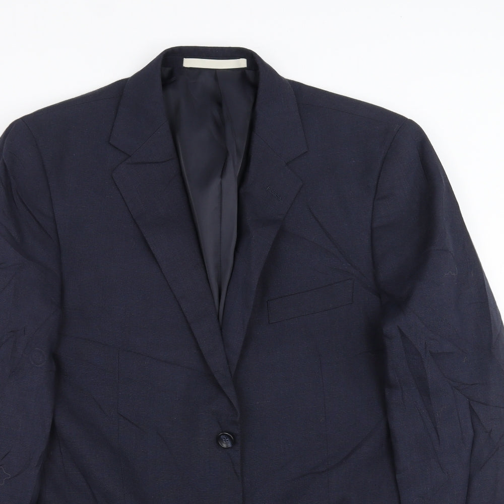 Marks and Spencer Mens Blue   Jacket Suit Jacket Size 42