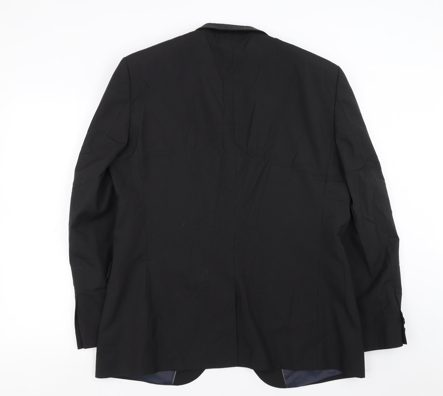 NEXT Mens Black Striped  Jacket Suit Jacket Size 44  - Tailored fit