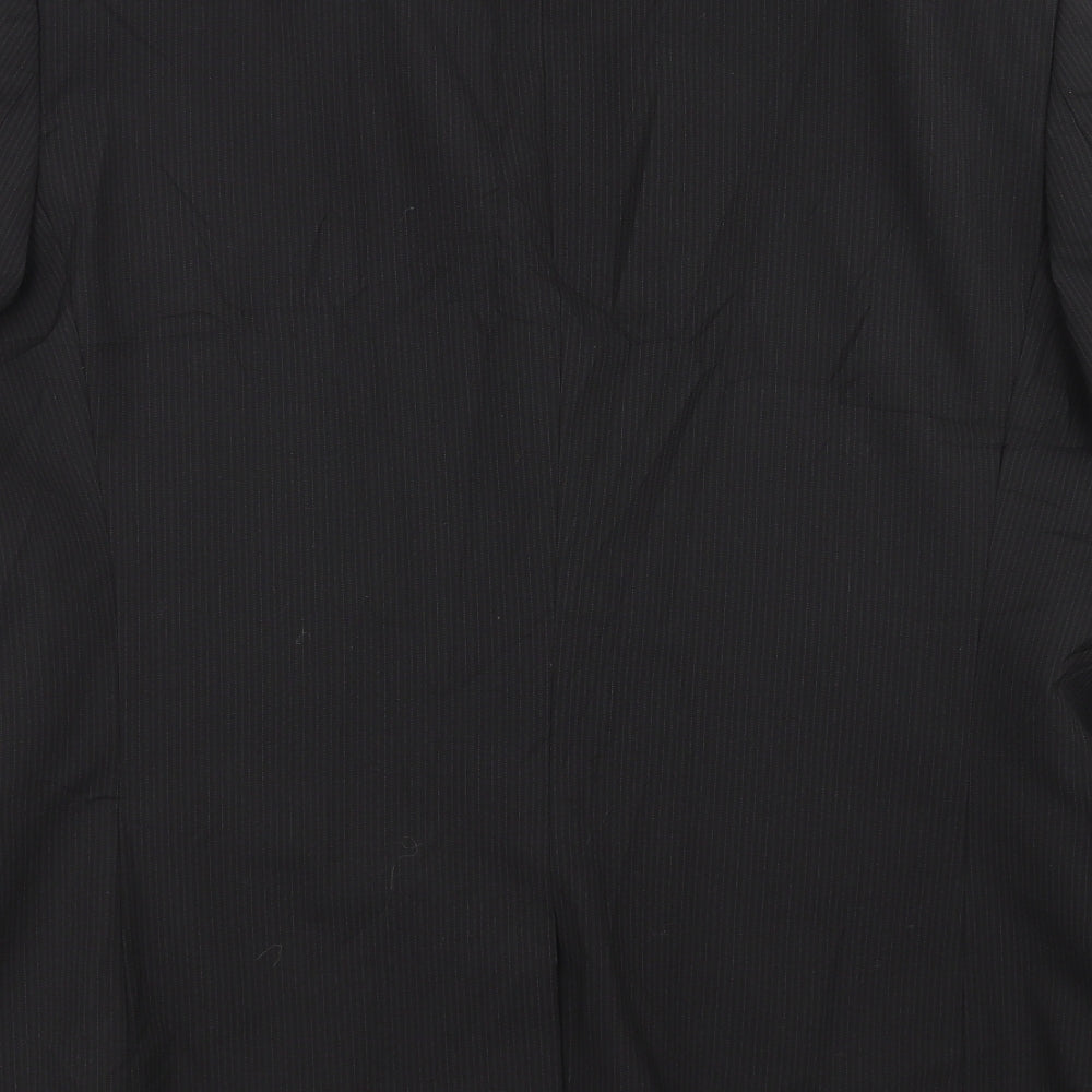 NEXT Mens Black Striped  Jacket Suit Jacket Size 44  - Tailored fit