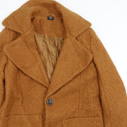 PEP&CO Womens Brown   Jacket Coat Size 8