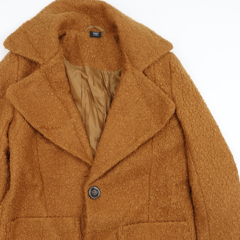 PEP&CO Womens Brown   Jacket Coat Size 8