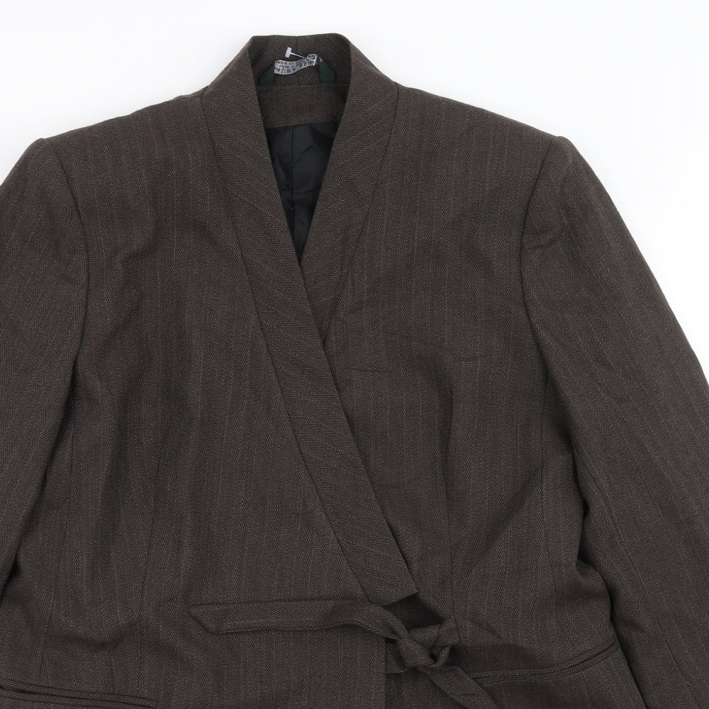 Laura Ashley Womens Brown   Jacket Suit Jacket Size 14