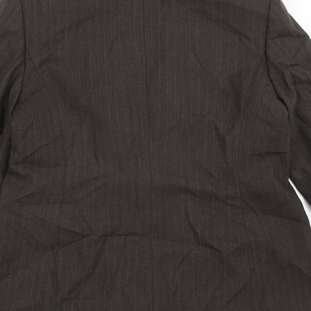 Laura Ashley Womens Brown   Jacket Suit Jacket Size 14